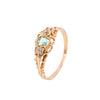 Antique Gold Emerald & Diamond Ring (SH24-032)