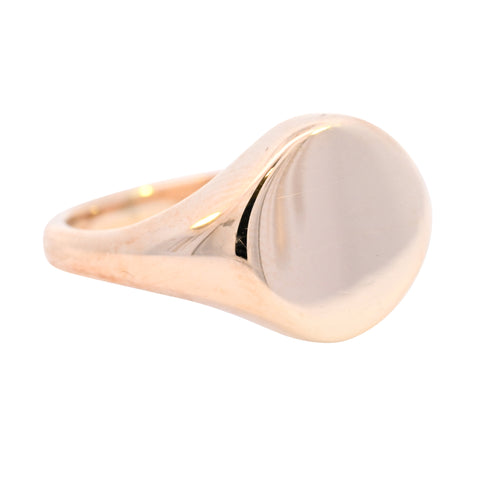 9ct Yellow Gold Oval Signet (SH24-045)