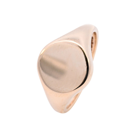 9ct Yellow Gold Oval Signet (SH24-045)
