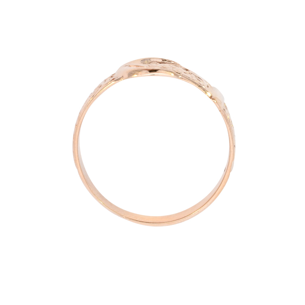 9ct Yellow Gold Buckle Ring (SH24-046)
