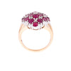 9ct Yellow Gold Ruby & Diamond Ring