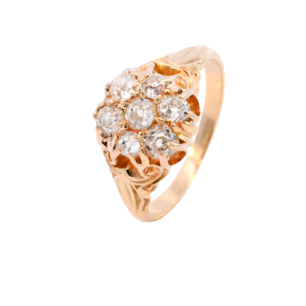 Antique 18ct Gold 1.10ct Diamond Ring (SH24-057)