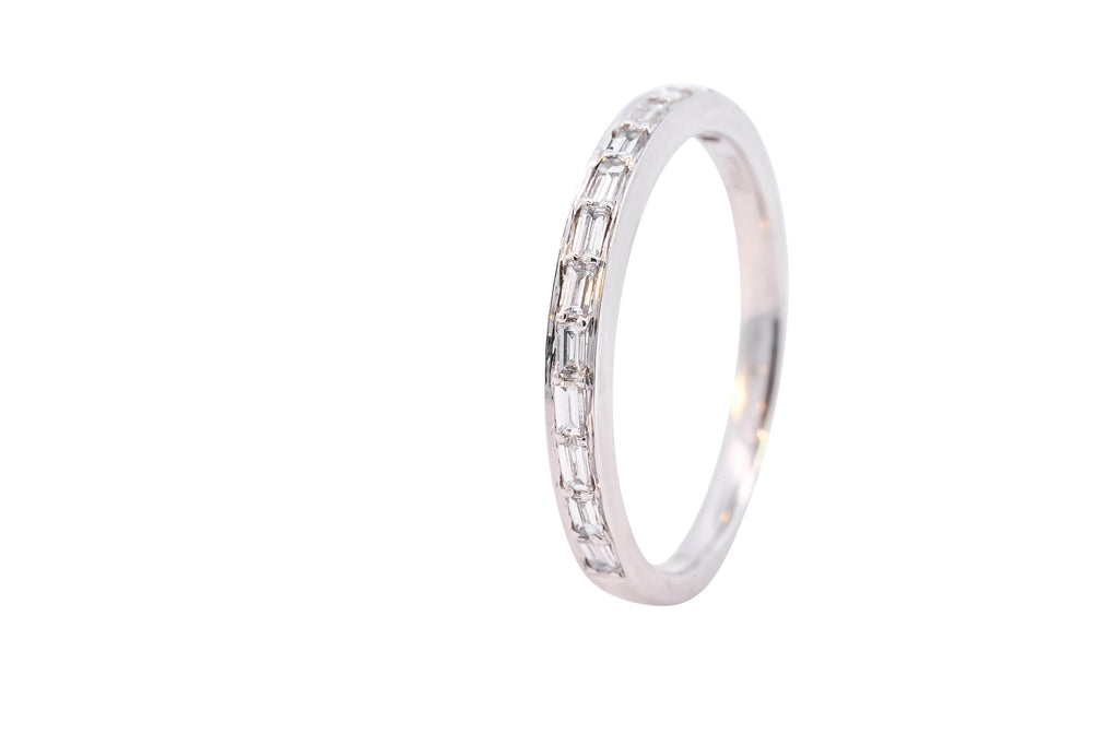 Platinum 0.27ct Diamond Half Eternity (CY23-014)