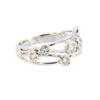 18ct White Gold 0.50ct Diamond Bubble Ring