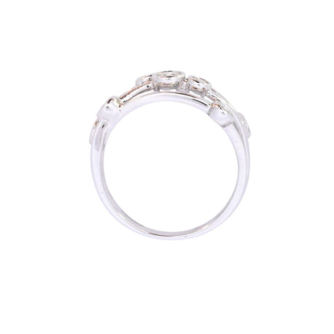 18ct White Gold 0.50ct Diamond Bubble Ring