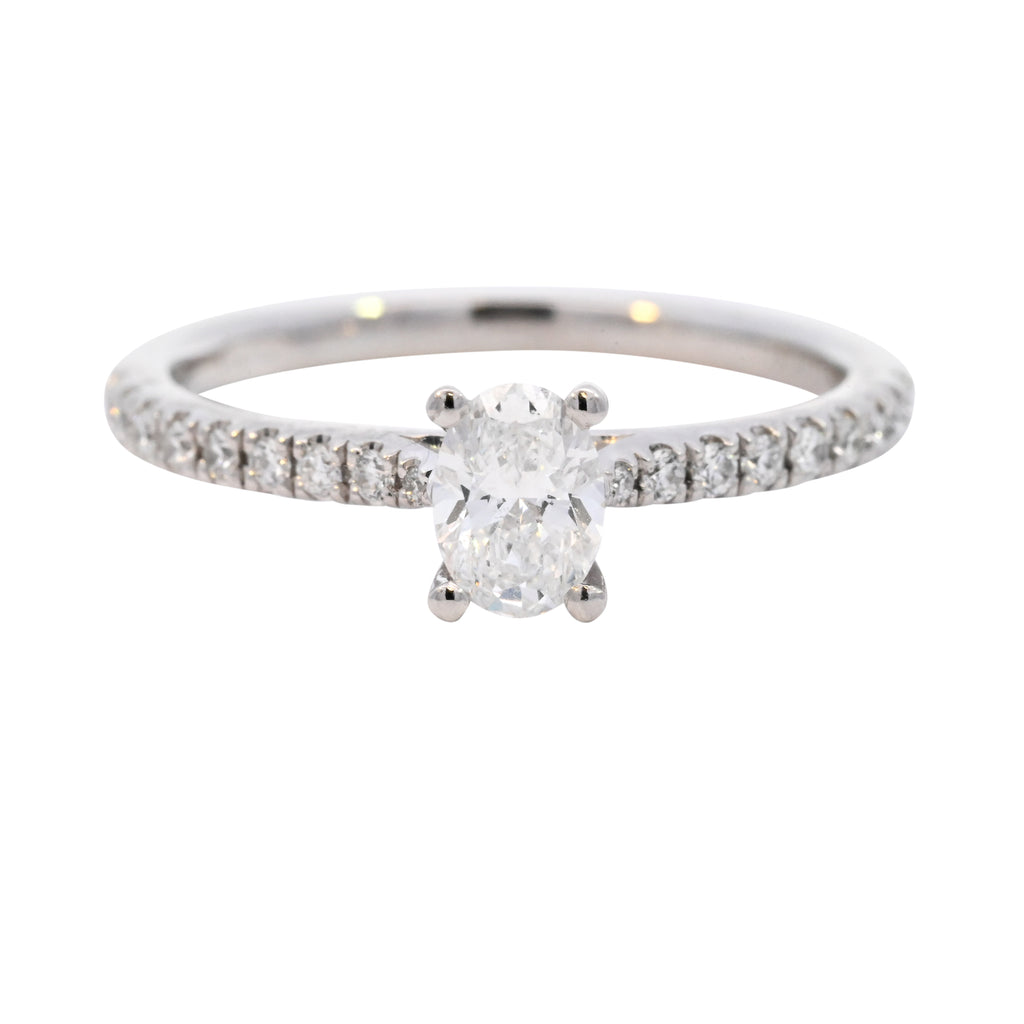 Platinum 0.59ct Diamond Solitaire Ring (WS24-006)
