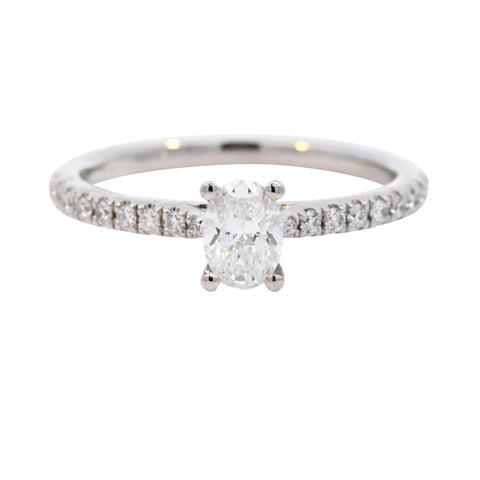 Platinum 0.59ct Diamond Solitaire Ring (WS24-006)