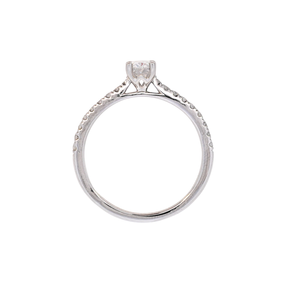 Platinum 0.59ct Diamond Solitaire Ring (WS24-006)