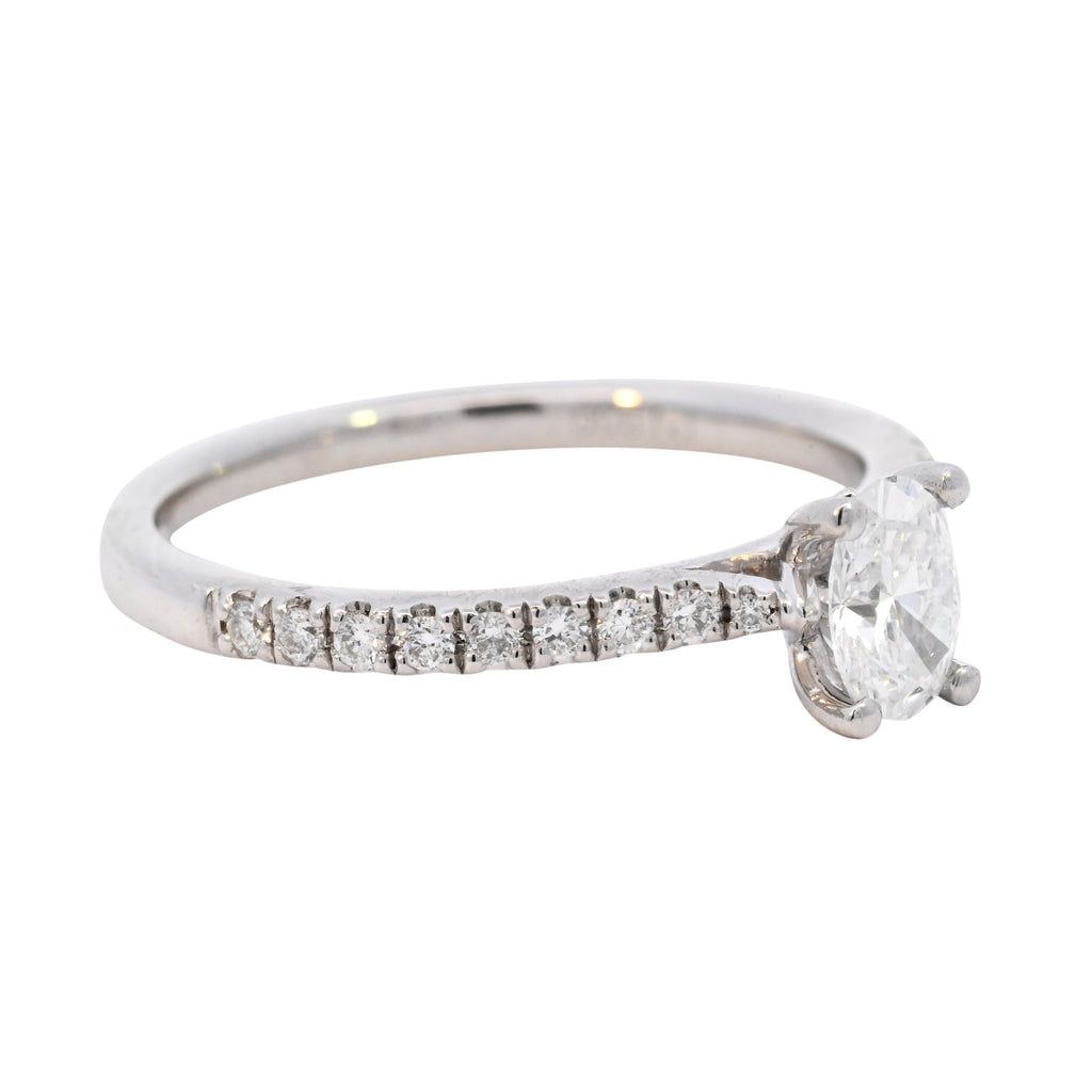 Platinum 0.59ct Diamond Solitaire Ring (WS24-006)
