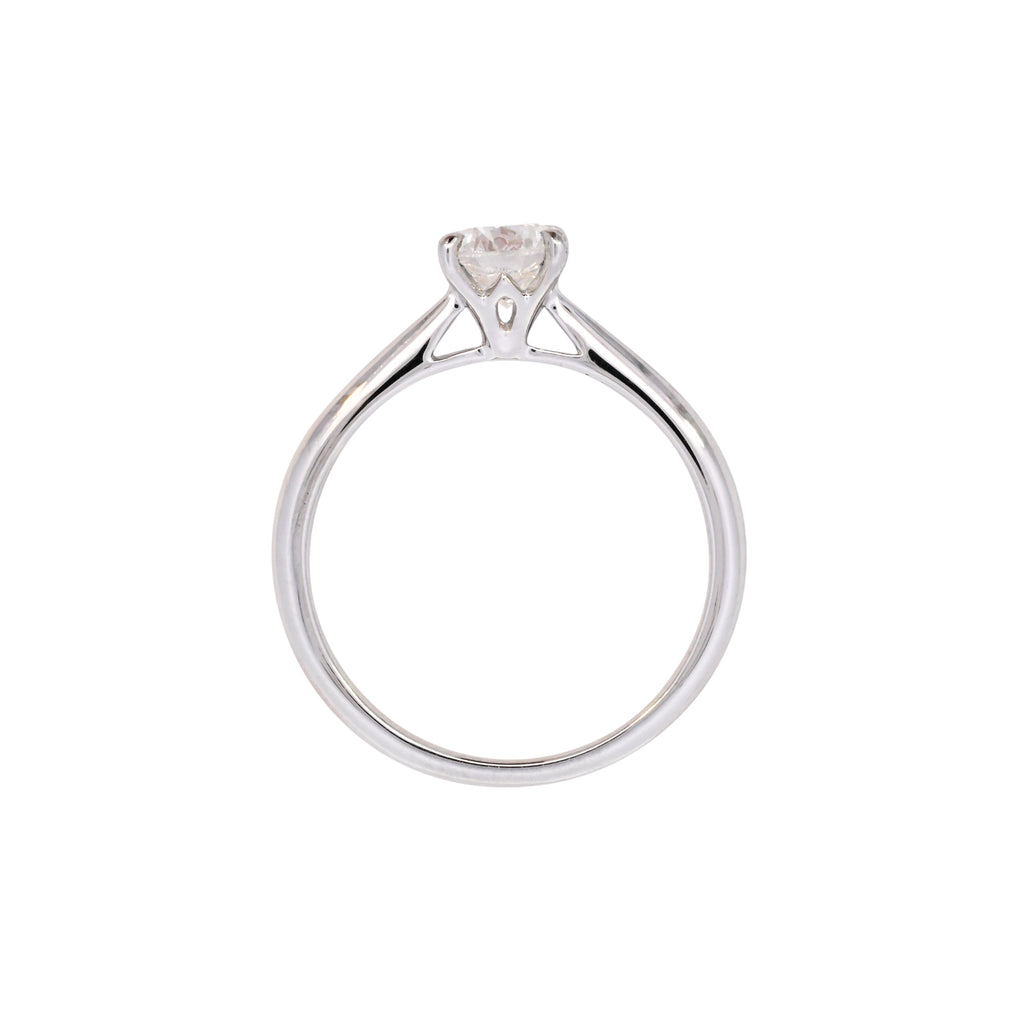 Platinum 0.70ct Diamond Solitaire Ring