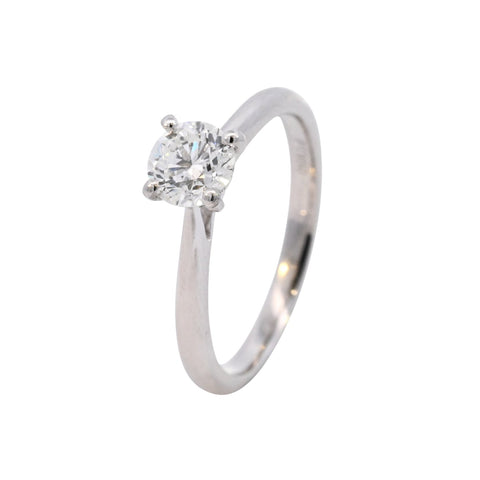 Platinum 0.70ct Diamond Solitaire Ring