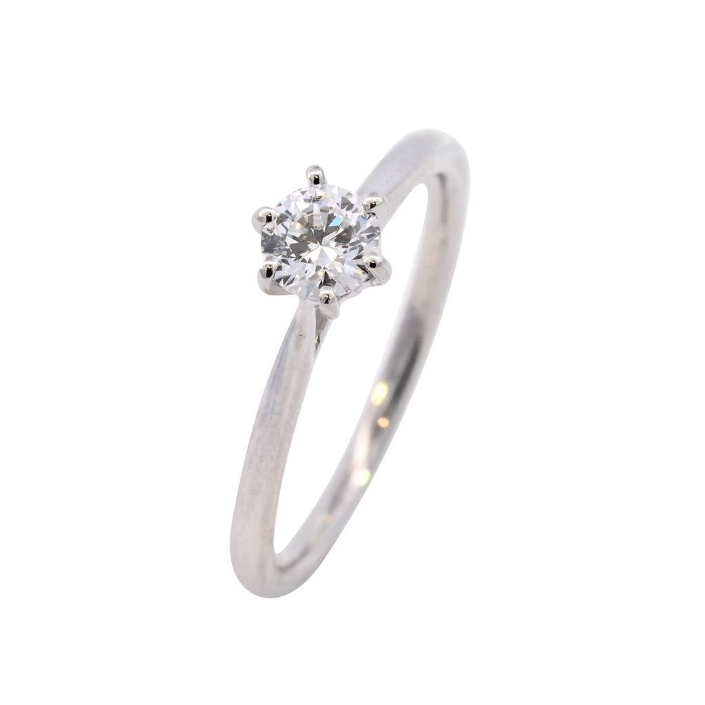 Platinum 0.40ct Diamond Solitaire Ring (WS24-011)