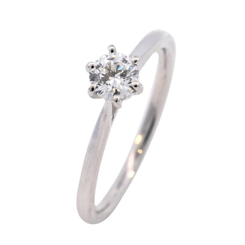 Platinum 0.40ct Diamond Solitaire Ring