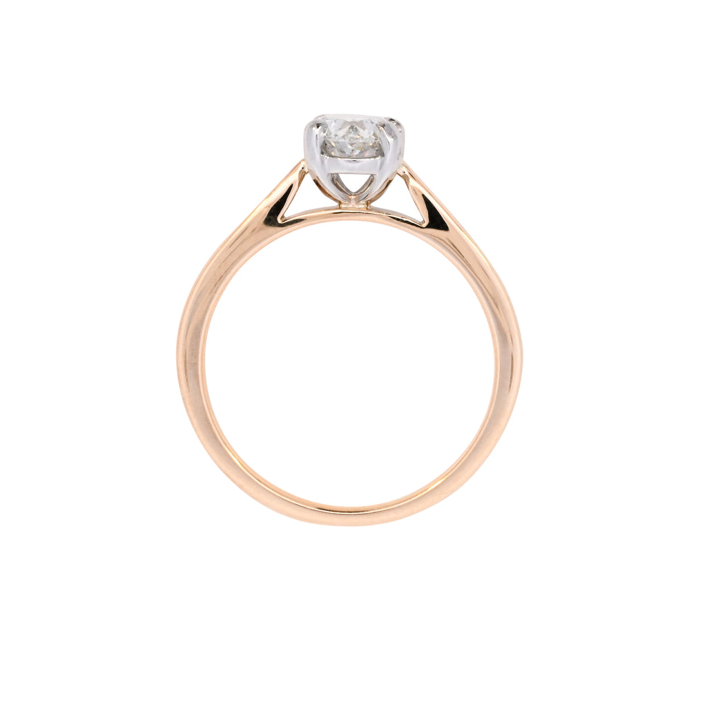 18ct Yellow Gold 1.02ct Diamond Solitaire Ring (WS24-012)