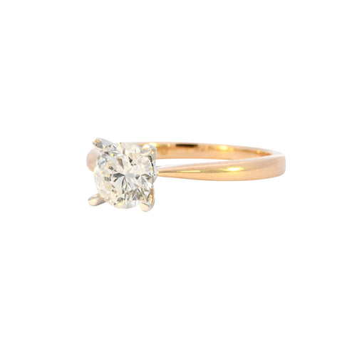 18ct Yellow Gold 1.00ct Diamond Solitaire Ring (WS24-015)