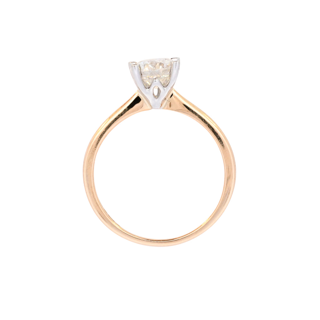 18ct Yellow Gold 1.00ct Diamond Solitaire Ring (WS24-015)