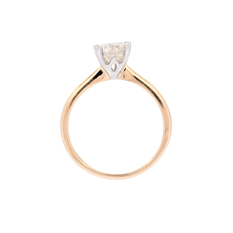 18ct Yellow Gold 1.00ct Diamond Solitaire Ring (WS24-015)