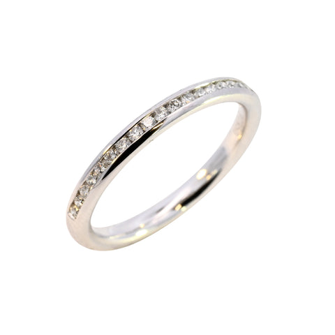 Platinum 0.23ct Diamond Half Eternity (RM24-016)