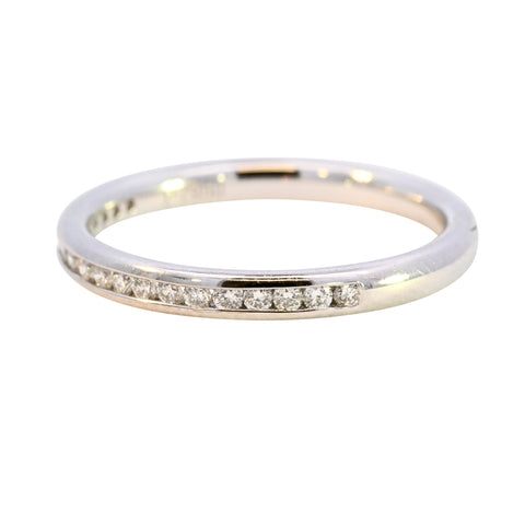 Platinum 0.23ct Diamond Half Eternity (RM24-016)