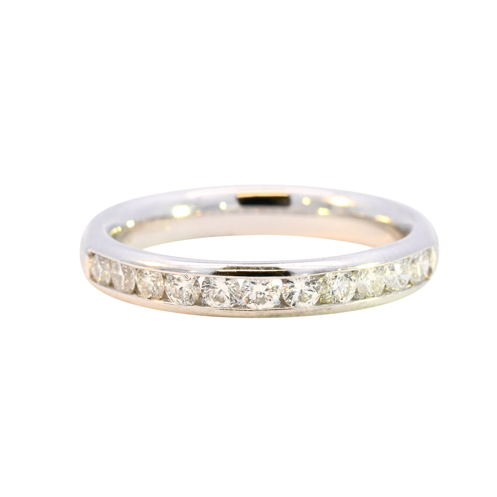 Platinum 0.50ct Diamond Half Eternity (RM24-017)