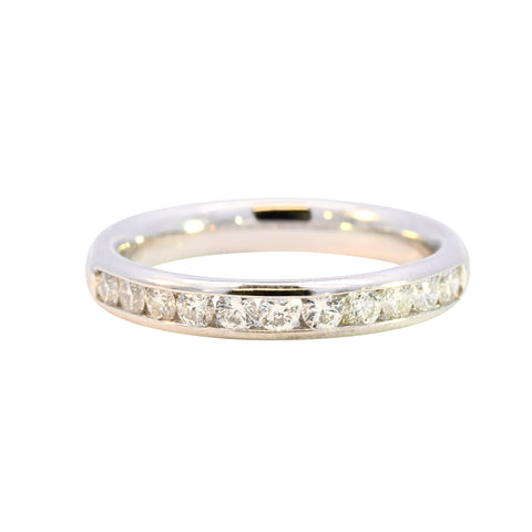 Platinum 0.50ct Diamond Half Eternity (RM24-017)