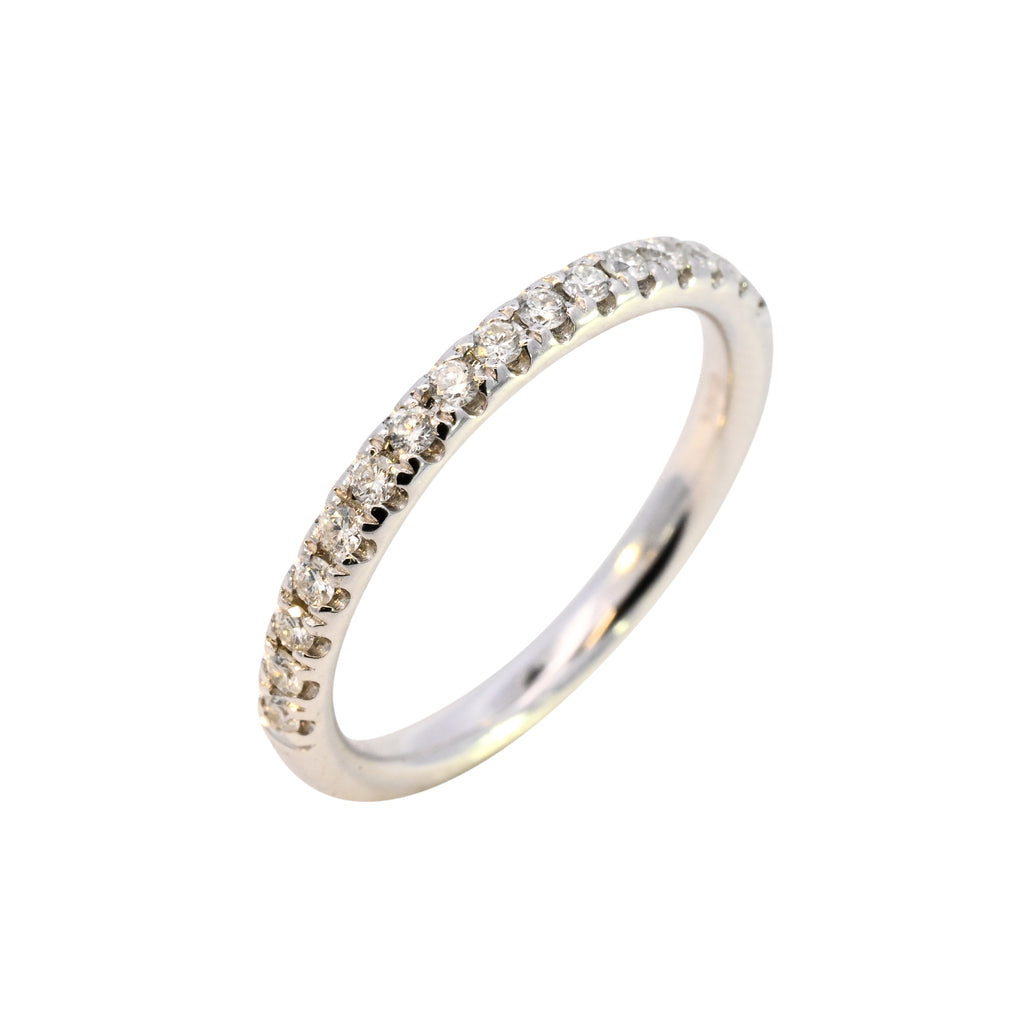 Platinum 0.23ct Diamond Half Eternity (RM24-019)
