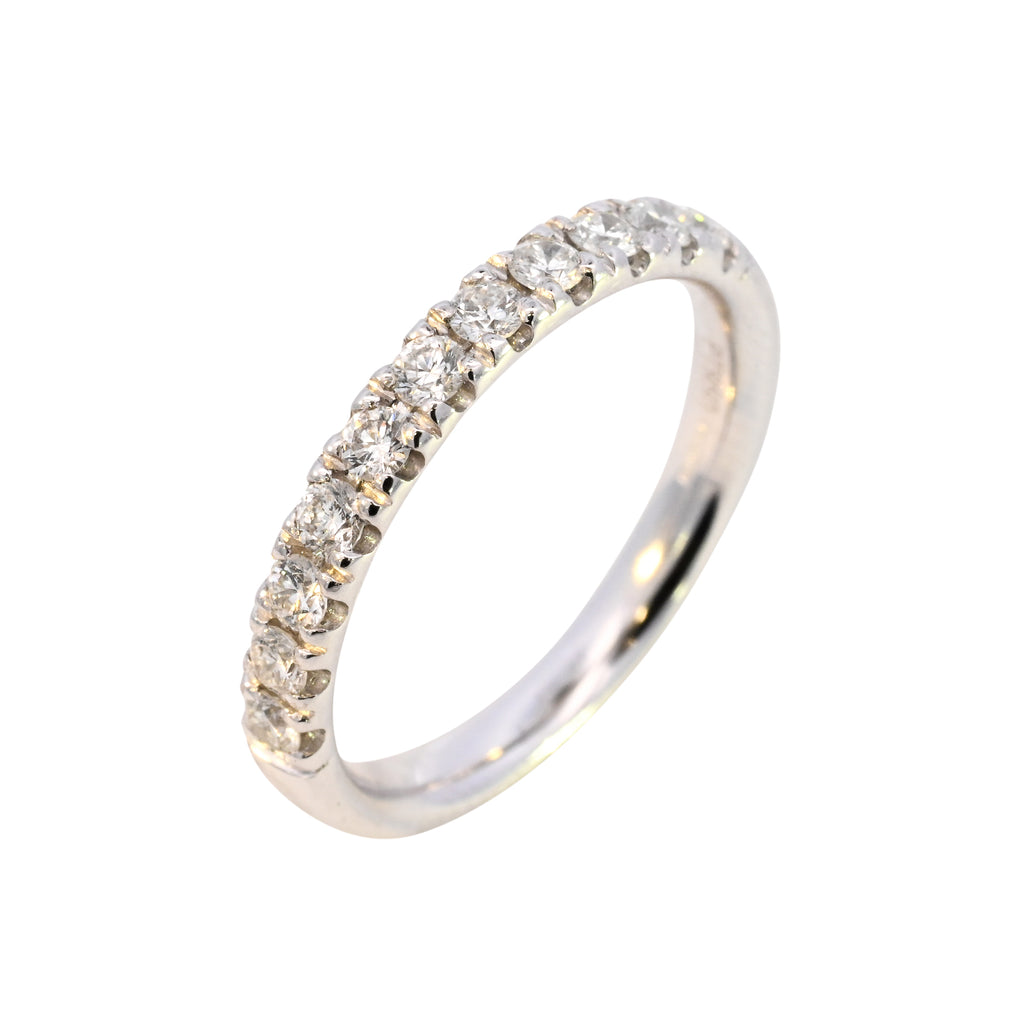 Platinum 0.49ct Diamond Half Eternity (RM24-020)