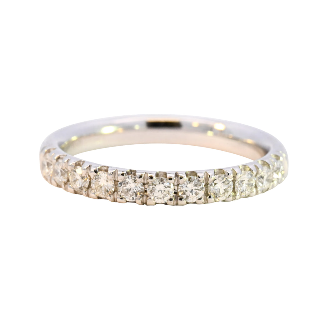 Platinum 0.49ct Diamond Half Eternity (RM24-020)