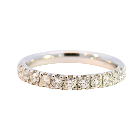 Platinum 0.49ct Diamond Half Eternity (RM24-020)