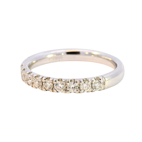 Platinum 0.49ct Diamond Half Eternity (RM24-020)