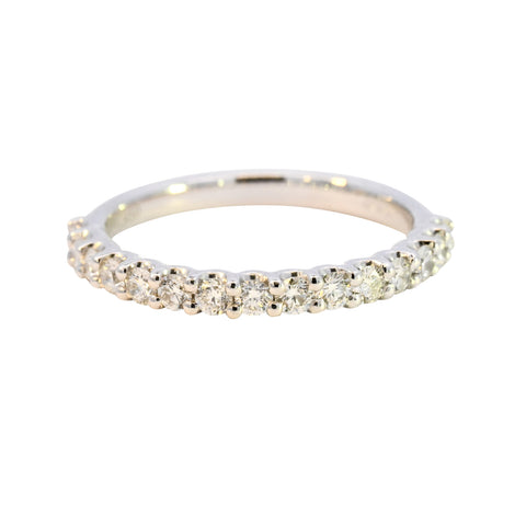 Platinum 0.51ct Diamond Half Eternity (RM24-026)