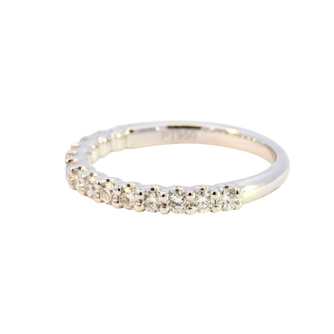 Platinum 0.51ct Diamond Half Eternity (RM24-026)