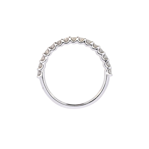 Platinum 0.51ct Diamond Half Eternity (RM24-026)