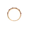 18ct Yellow Gold Ruby & Diamond Half Eternity (SS24-013)