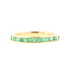18ct Yellow Gold Emerald Half Eternity (SS24-016)