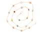 18ct Yellow Gold Multi Sapphire Necklace (SS24-017)