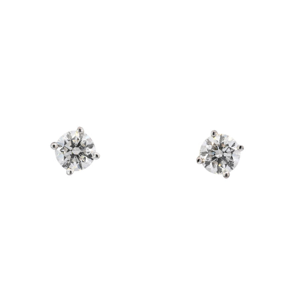 18ct White Gold 0.75ct Diamond Solitaire Studs