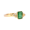 18ct Yellow Gold Emerald & Diamond Ring (SH24-535)
