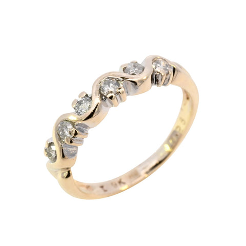 9ct Yellow Gold 0.25ct Diamond Ring