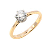 18ct Yellow Gold 0.70ct Diamond Solitaire Ring