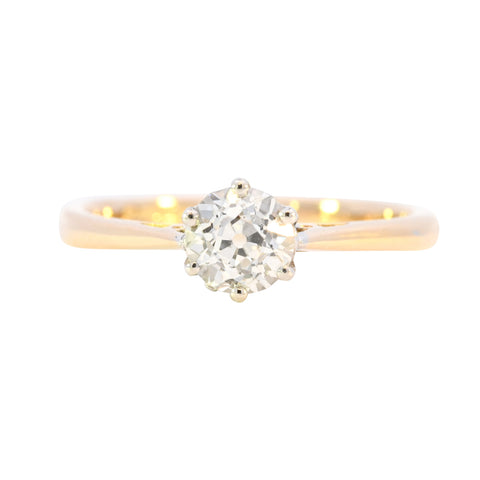 18ct Yellow Gold 0.70ct Diamond Solitaire Ring