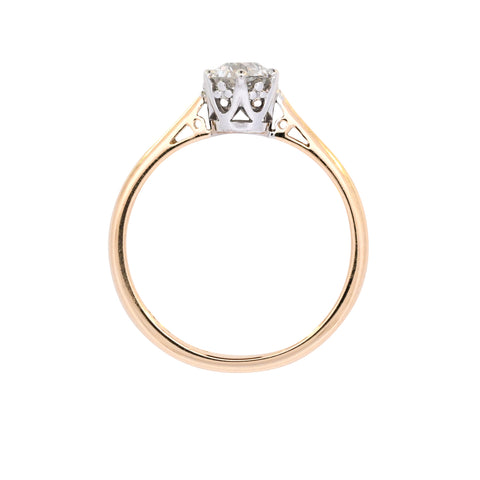 18ct Yellow Gold 0.70ct Diamond Solitaire Ring