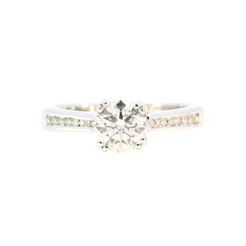 18ct White Gold 1.02ct Diamond Solitaire Ring