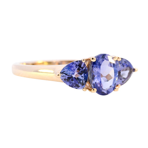 9ct Yellow Gold Tanzanite Ring