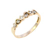 9ct Yellow Gold 0.25ct Diamond Half Eternity