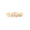 9ct Yellow Gold 0.25ct Diamond Half Eternity