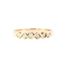 9ct Yellow Gold 0.25ct Diamond Half Eternity (SH24-543)