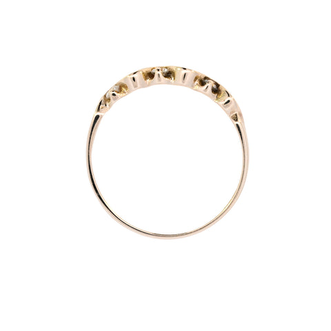 9ct Yellow Gold 0.25ct Diamond Half Eternity (SH24-543)