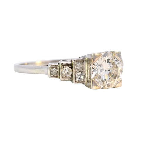 Platinum 1.18ct Diamond 5 Stone Ring