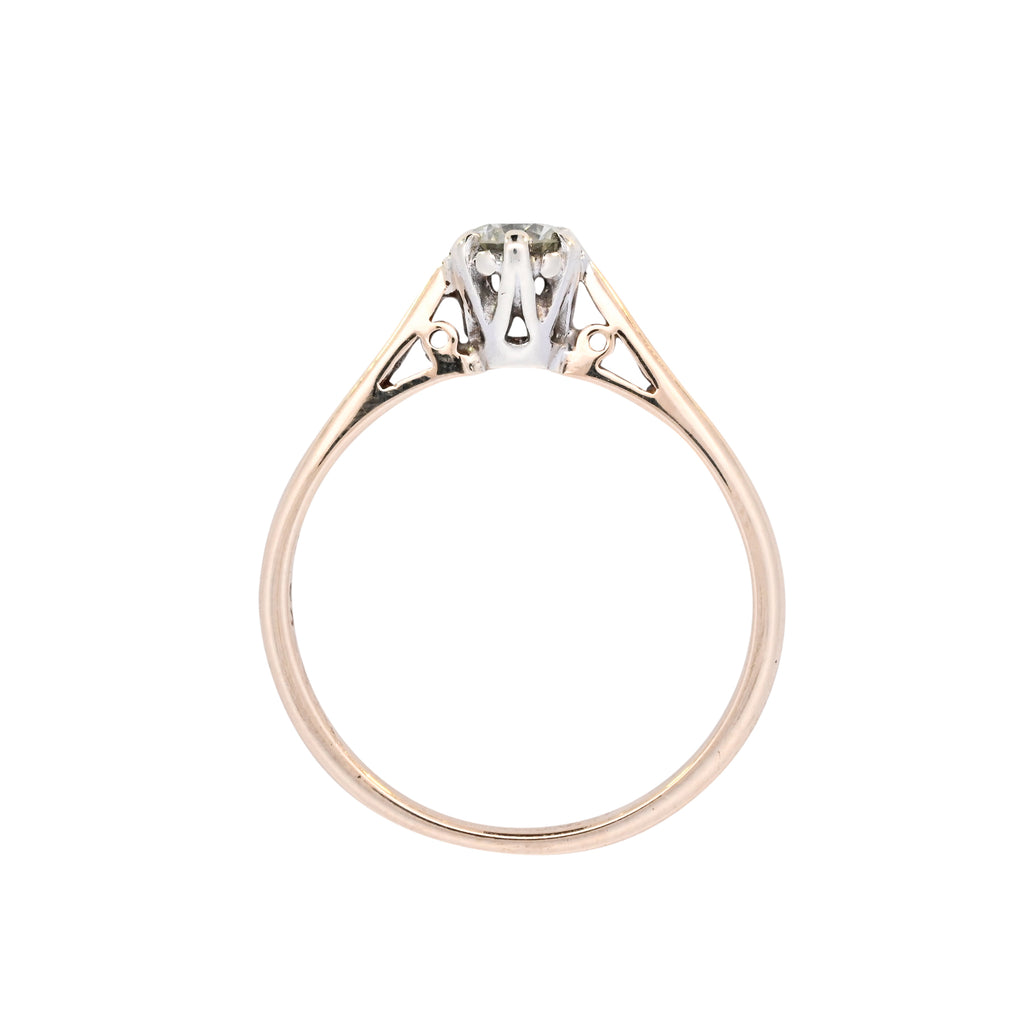 9ct Yellow Gold 0.25ct Diamond Solitaire Ring (SH24-551)